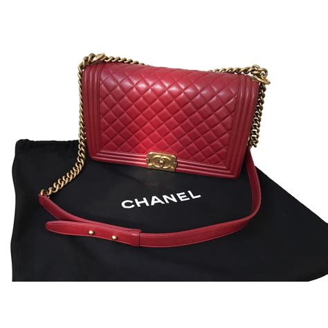 chanel small boy bag red|BOY CHANEL .